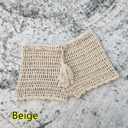 Seaside Chic Handmade Crochet Shorts - Image 8