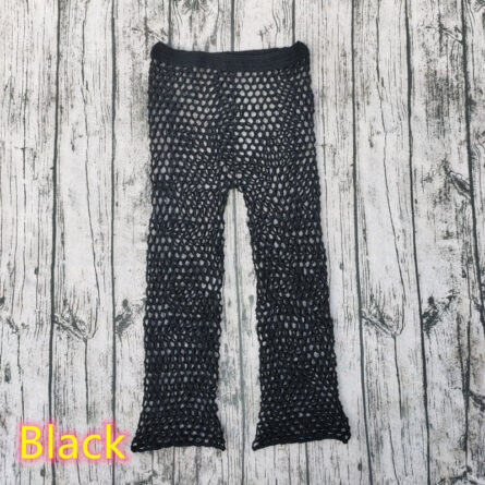 Sun-Kissed Crochet Beach Cover Up Pants - Image 4