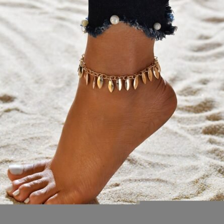 Bohemian Seashell Heart Anklet - Image 31