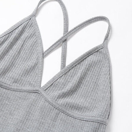Heather V-neck Skinny Sexy Jumpsuit – Bild 11
