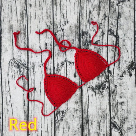 Ocean Breeze Triangle Crochet Bikini Top - Image 47