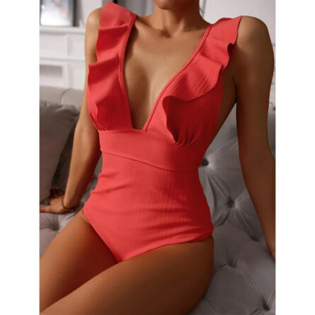 Lush Sea One Piece Ruffle Swimsuit - Image 8