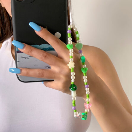 Oh So Charming Trendy Handmade Pearl Deluxe Mobile Phone Strap Phone Case Hanging Cord - Image 6