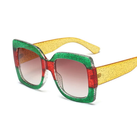 Sunset and Swim Oversized Square Dual Color Sunglasses – Bild 6