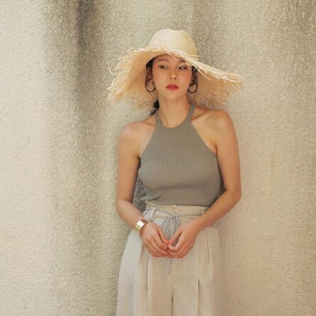Vacation Time Handmade Large Straw Sun Hat - Image 15