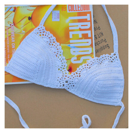 Handmade Crochet Bohemian Bikini Top – Bild 26