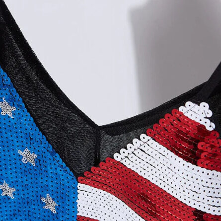Exclusive Stars and Stripes Sequin Dress - Image 9