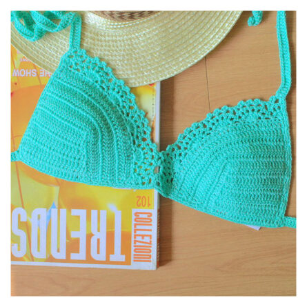 Handmade Crochet Bohemian Bikini Top – Bild 28