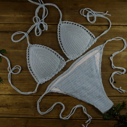 Handmade Sun-Kissed Crochet Boho Bikini - Image 35