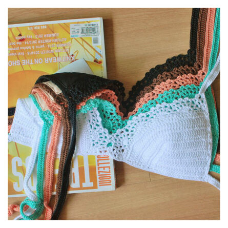 Handmade Crochet Bohemian Bikini Top – Bild 20