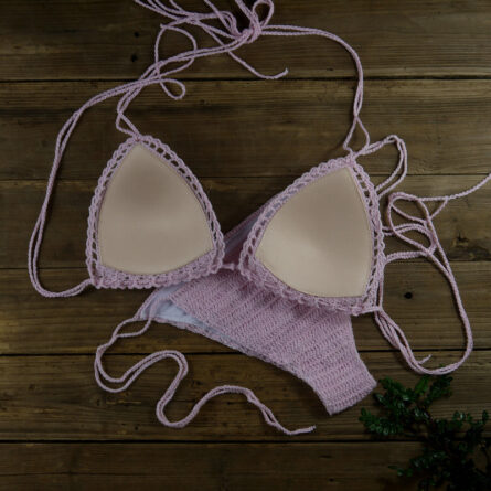 Handmade Sun-Kissed Crochet Boho Bikini - Image 34