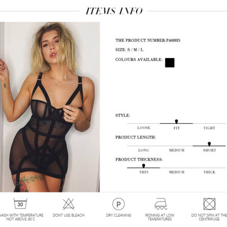 Sienna Mesh Bodycon Dress – Bild 7