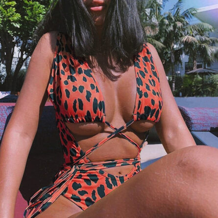 Hailey Strappy Waist Cut Out Swimsuit - Image 63