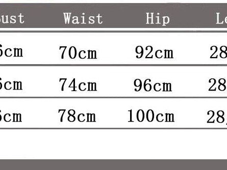 Alluring Stars & Stripes Denim Thong Bikini - Image 9