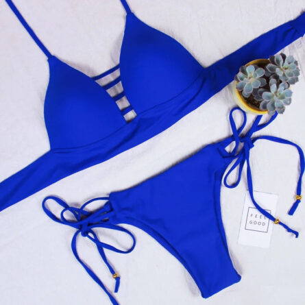 Sunset and Swim Hollow Out Cheeky Bikini - Image 18