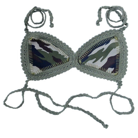 Camouflage Crochet Neoprene Bikini Set - Image 11