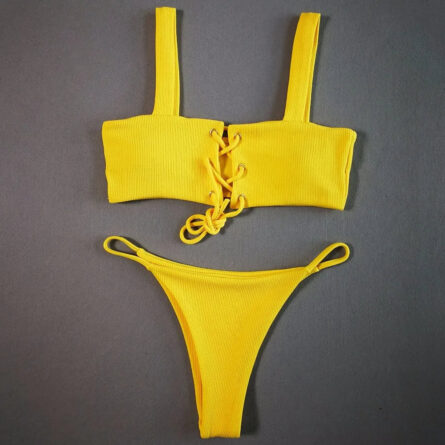 Malibu Lace Up Bikini Set - Image 24
