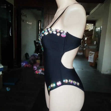 Luxe Vacation Crystal Rhinestone Swimsuit - Image 13