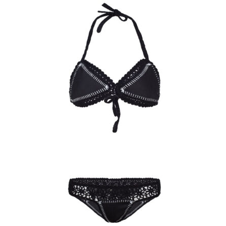 Sun Gaze Premium Halter Triangle Crochet Bikini – Bild 5