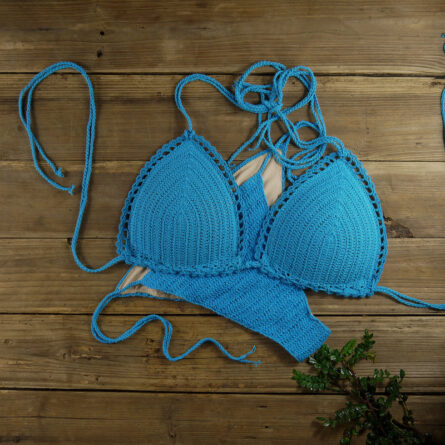 Handmade Sun-Kissed Crochet Boho Bikini - Image 38