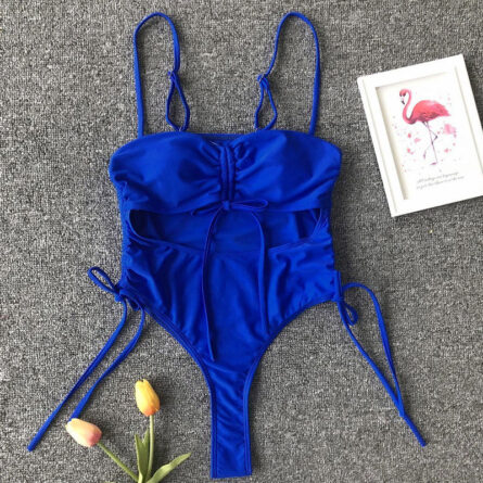 Tassel Dreams Underboob High Cut Out Swimsuit - Image 50
