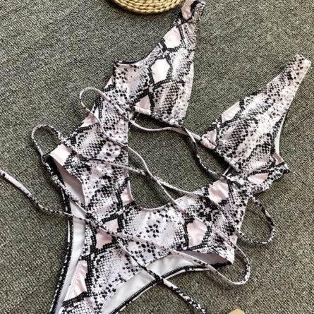 Hailey Strappy Waist Cut Out Swimsuit - Image 43