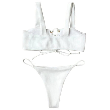 Malibu Lace Up Bikini Set - Image 18
