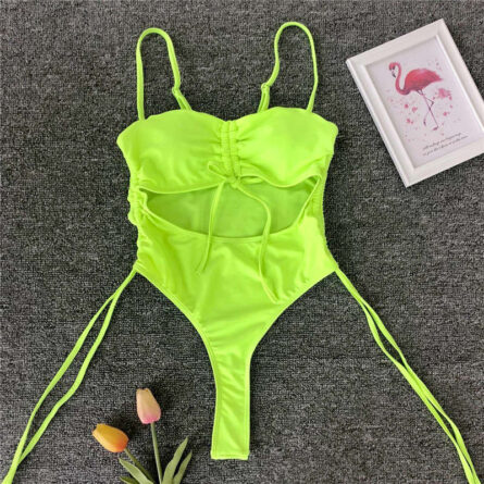 Tassel Dreams Underboob High Cut Out Swimsuit - Image 55