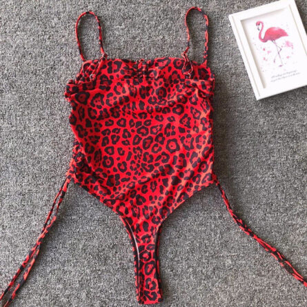 Tassel Dreams Underboob High Cut Out Swimsuit - Image 44