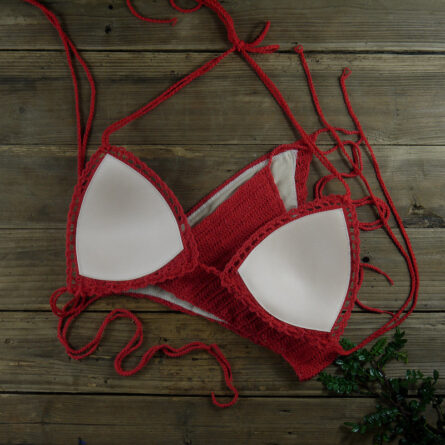 Handmade Sun-Kissed Crochet Boho Bikini - Image 43