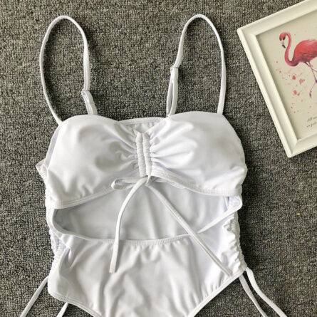 Tassel Dreams Underboob High Cut Out Swimsuit - Image 48