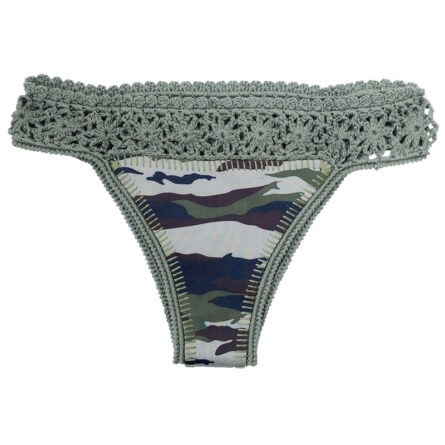 Camouflage Crochet Neoprene Bikini Set - Image 12