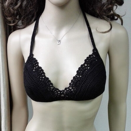 Handmade Crochet Bohemian Bikini Top – Bild 4