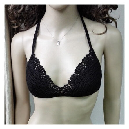 Handmade Crochet Bohemian Bikini Top – Bild 10