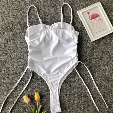 Tassel Dreams Underboob High Cut Out Swimsuit - Image 49