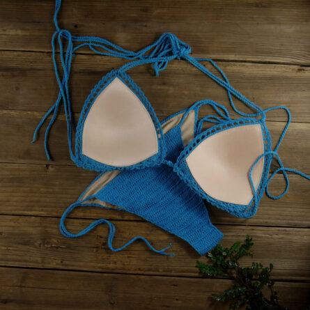 Handmade Sun-Kissed Crochet Boho Bikini - Image 40