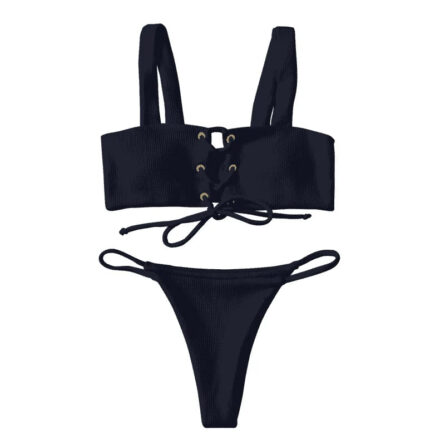 Malibu Lace Up Bikini Set - Image 27