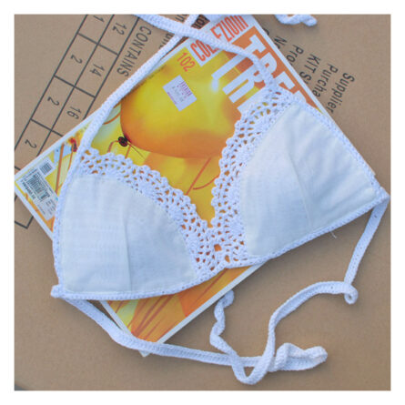 Handmade Crochet Bohemian Bikini Top – Bild 27