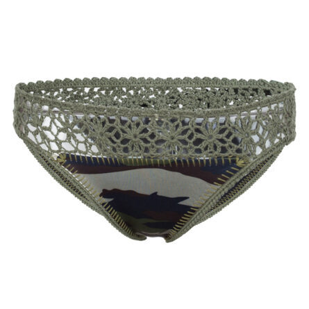 Camouflage Crochet Neoprene Bikini Set - Image 10