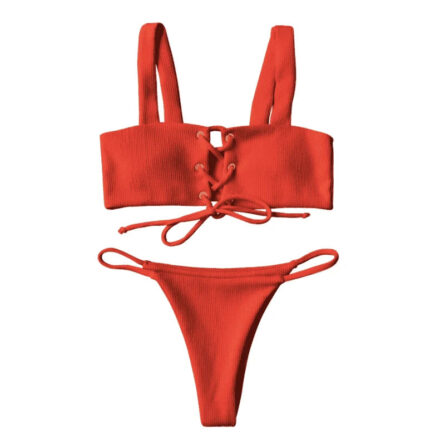 Malibu Lace Up Bikini Set - Image 29