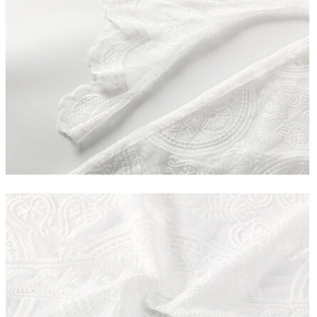 Sunset and Swim Embroidered Boho Mesh Cover Up – Bild 10