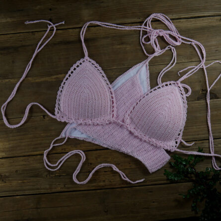 Handmade Sun-Kissed Crochet Boho Bikini - Image 33