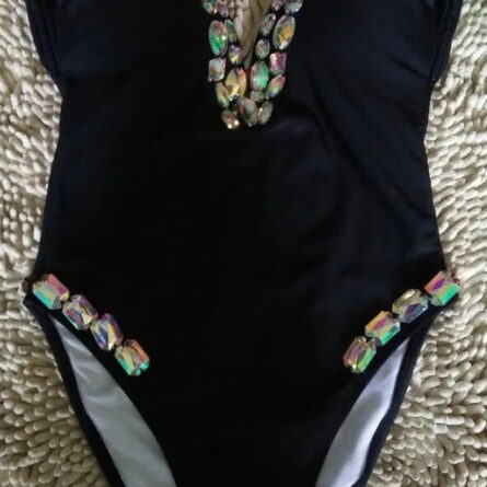Luxe Vacation Crystal Rhinestone Swimsuit - Image 18