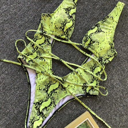 Hailey Strappy Waist Cut Out Swimsuit - Image 49