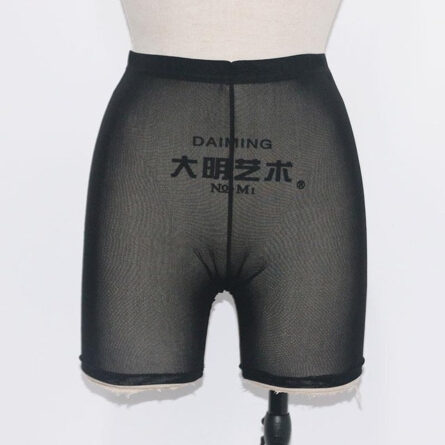 High Waist Sexy Neon Mesh Sheer Swim Shorts Beach Cover Up Beachwear - Image 22