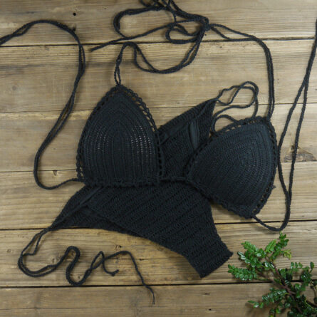 Handmade Sun-Kissed Crochet Boho Bikini - Image 45