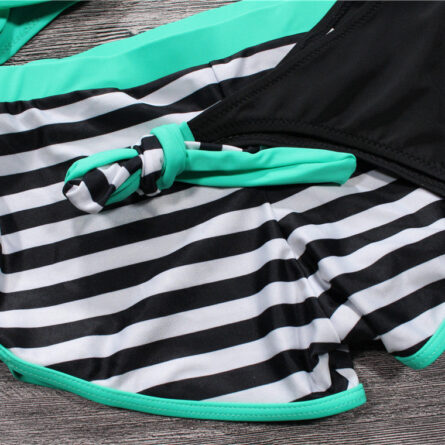 New Push Up Striped Shorts DD+ Bikini - Image 34