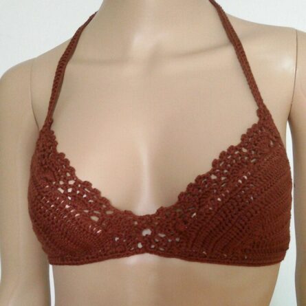 Handmade Crochet Bohemian Bikini Top – Bild 6