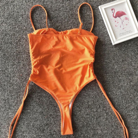 Tassel Dreams Underboob High Cut Out Swimsuit - Image 53