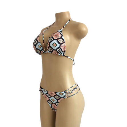 Stella Sexy Strappy Cut Out Bandage Cheeky Bikini - Image 13
